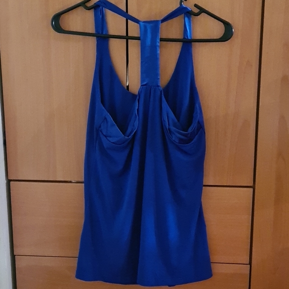 Express blue halter top (size small) - Picture 3 of 3